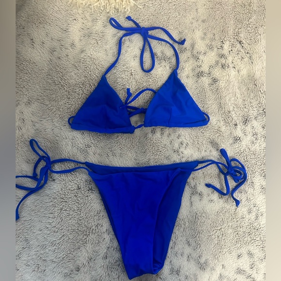 Blue small bikini set - Picture 2 of 2